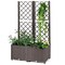 Raised Garden Bed W/Trellis Planter Box For Climbing Plants 32 X 16 X 53